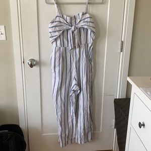 Abercrombie Blue/white jumpsuit